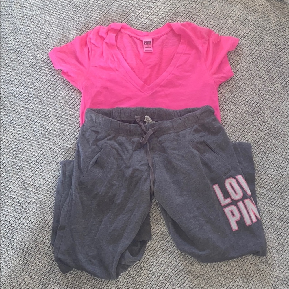 Pink lounge set